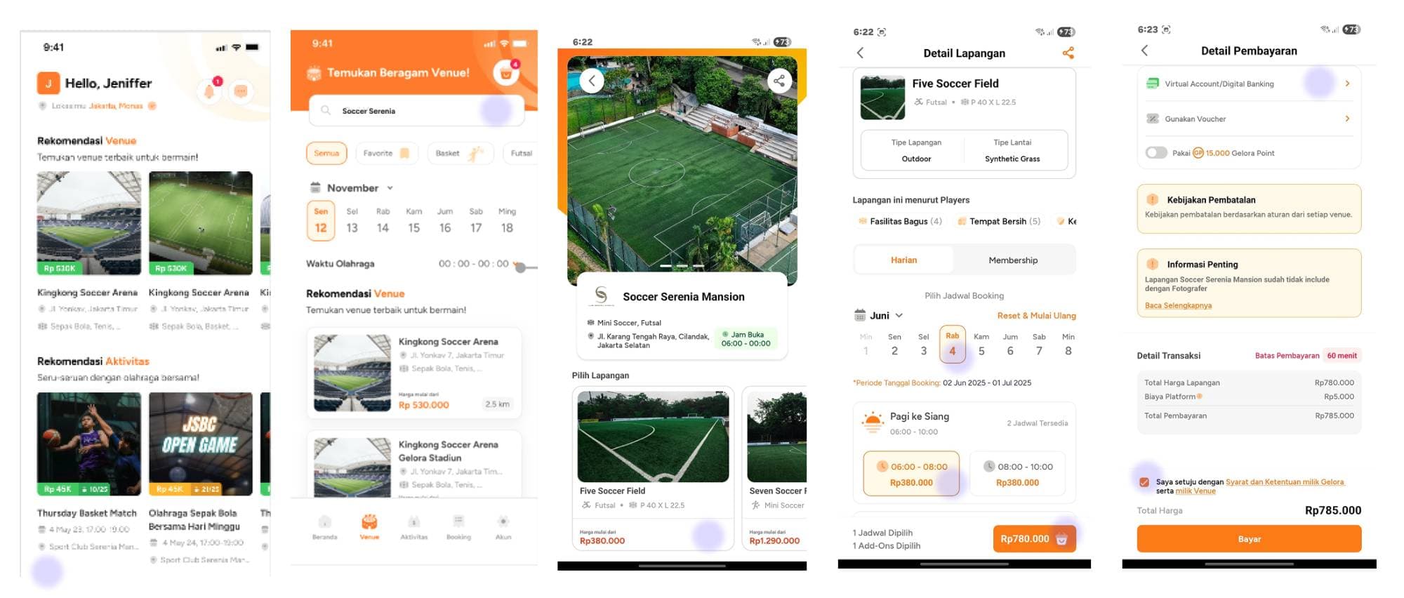 Alur pemesanan existing (gelora v1.x.x)